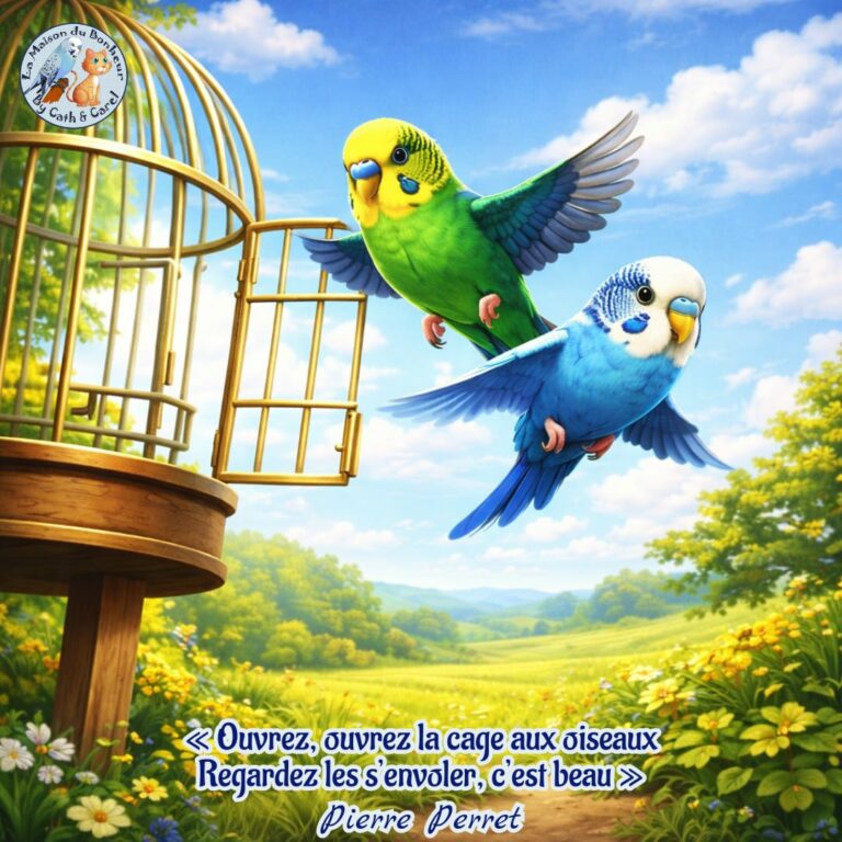 itation extraite de la chanson de Pierre Perret "Ouvrez la cage aux oiseaux"