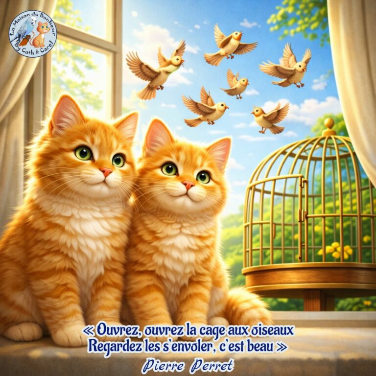 itation extraite de la chanson de Pierre Perret "Ouvrez la cage aux oiseaux"