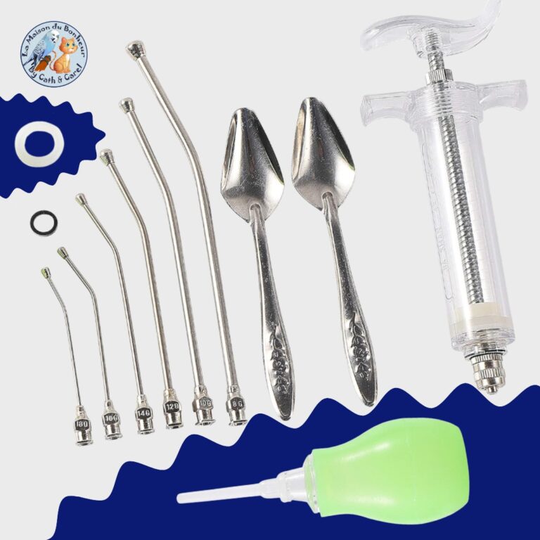 Kit de gavage oisillons en inox (EAM)