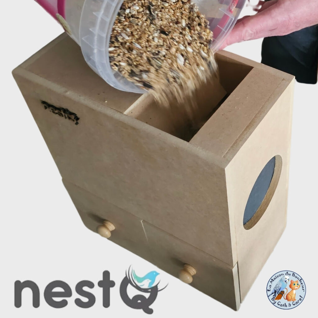 Trieur de Graines oiseaux en conditions d'utilisation