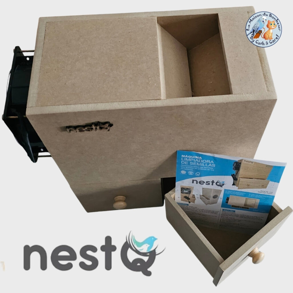 Trieur de Graines oiseaux nestQ - vue de dessus
